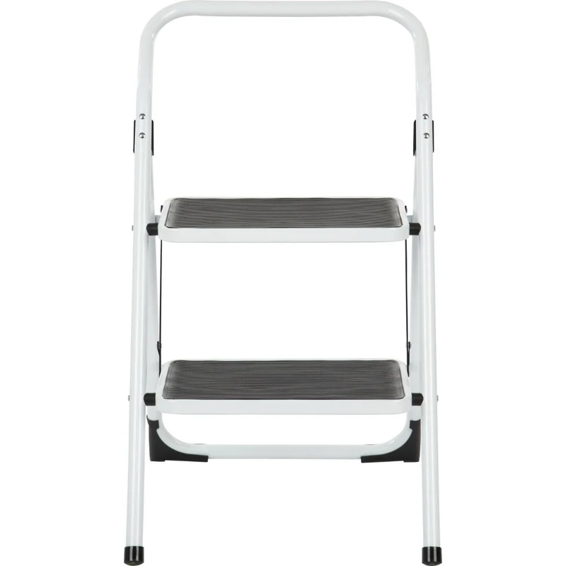 Escalo Escabeau haut blanc Big Step avec 2 marches larges