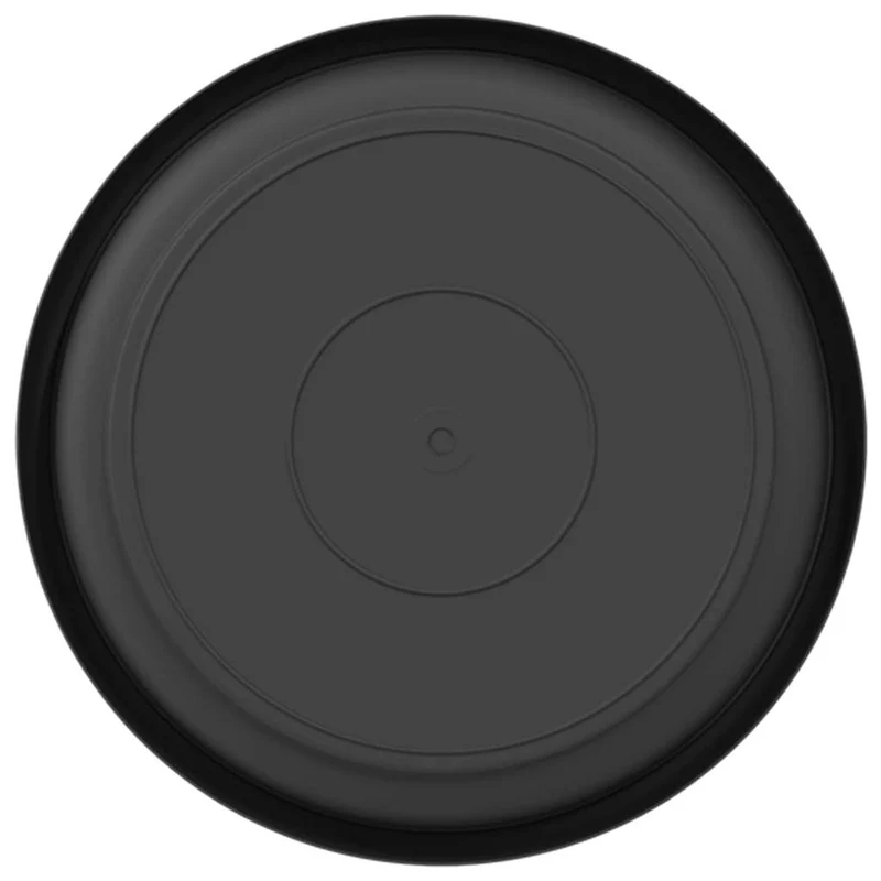 Bandeja Redonda Para Flores 6 Uds. Negro Ø 17,5 X 2 Cm Plástico