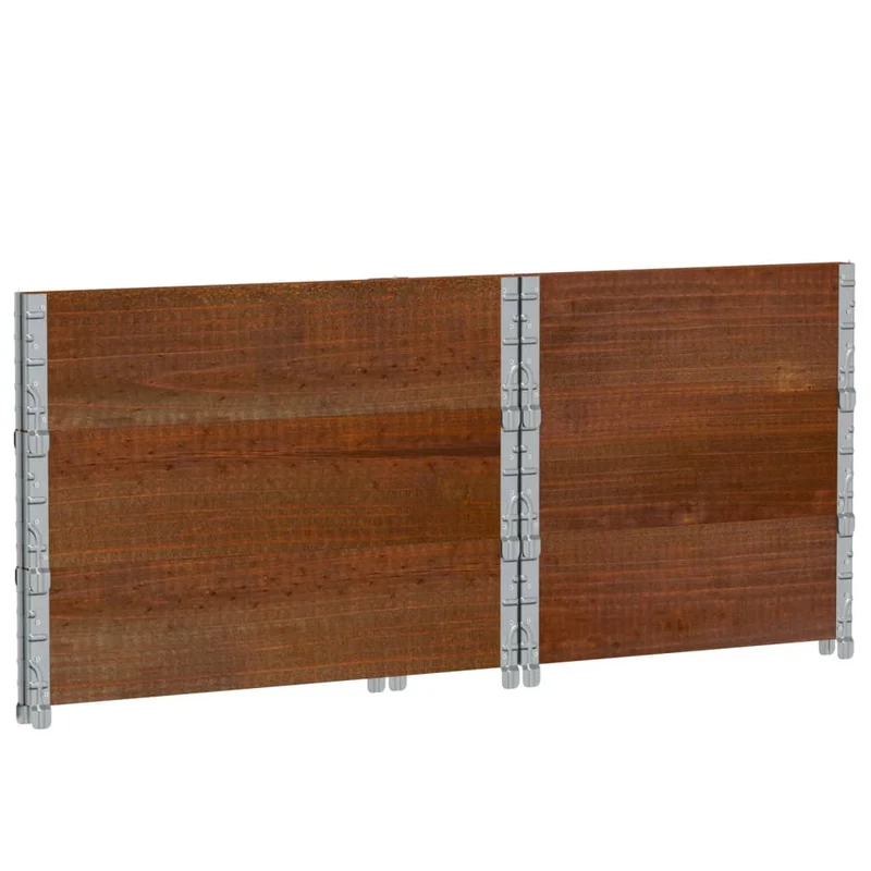 Jardinera De Madera Maciza De Pino Marrón 80x60 Cm
