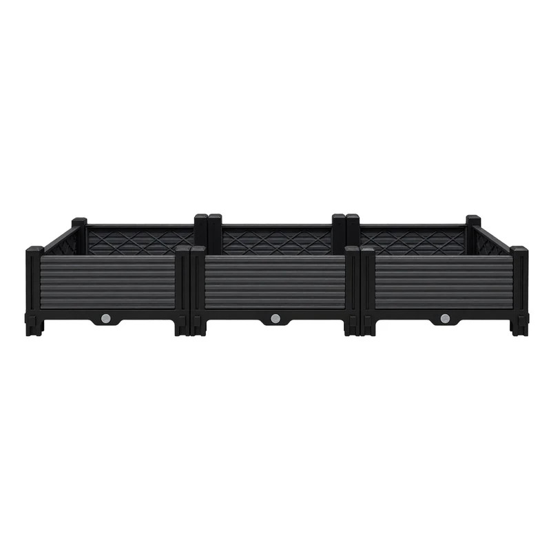 Jardinera Elevada 120x40x22cm Nyana Garden | Modular | Drenaje | Fácil Montaje