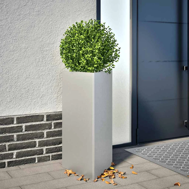 Jardinera Triangular Acero Galvanizado 40x34,5x75 Cm