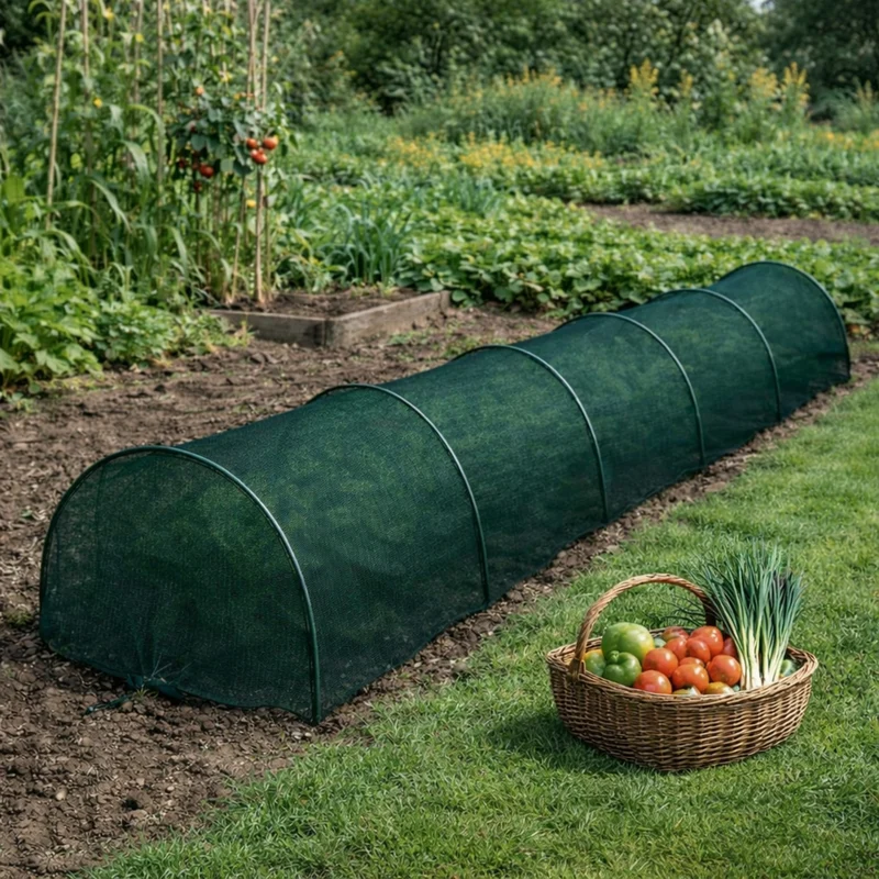Túnel Invernadero Cultivo 300x45cm Plegable | Protección Otoño-invierno