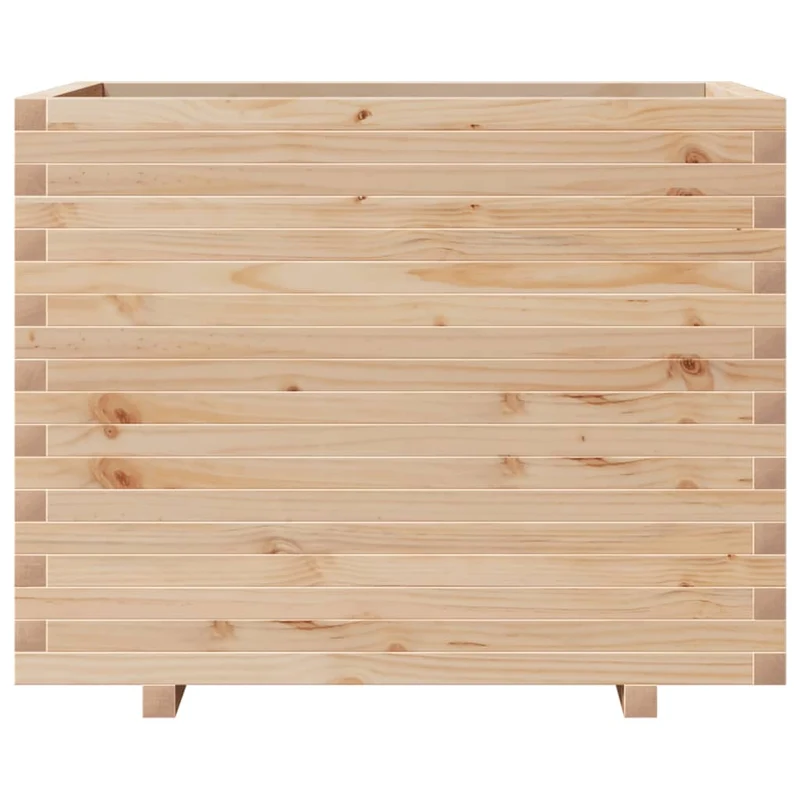 Jardinera Madera Maciza De Pino 90x60x72 Cm