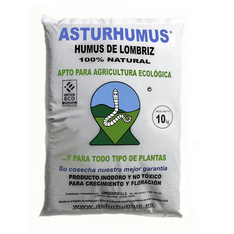 Asturhumus 10 Kg (20 L) - Humus De Lombriz