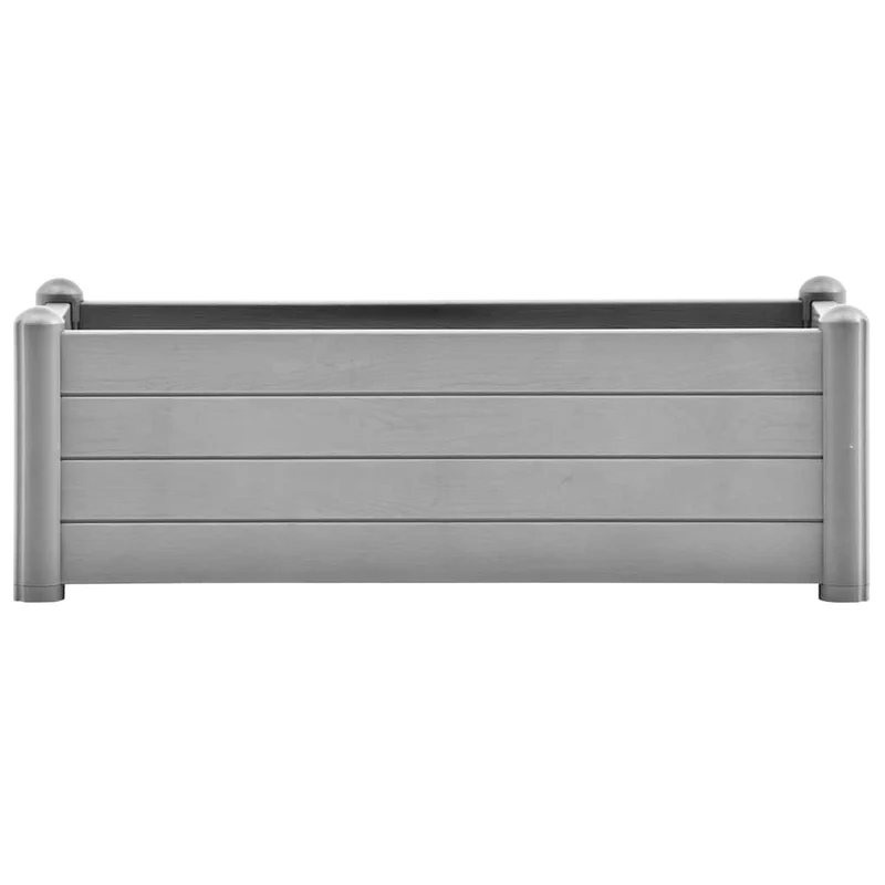 Arriate De Jardín Pp Gris Piedra 100x43x35 Cm