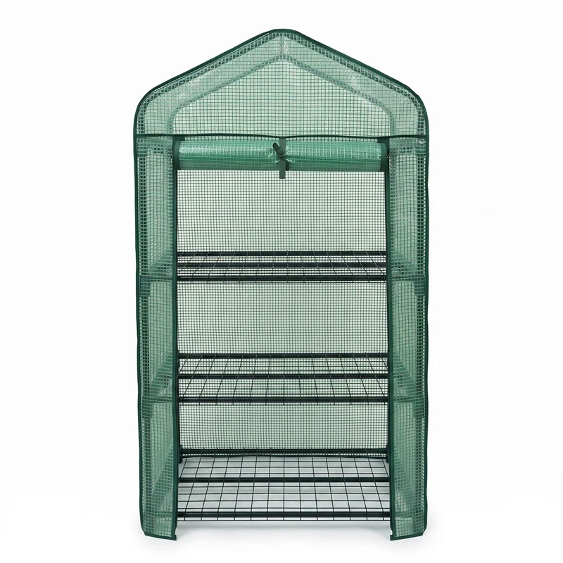 Invernadero Jardín 3 Alturas Malla Pe Ventilada Nyana Garden Acero Resistente Ideal Verano