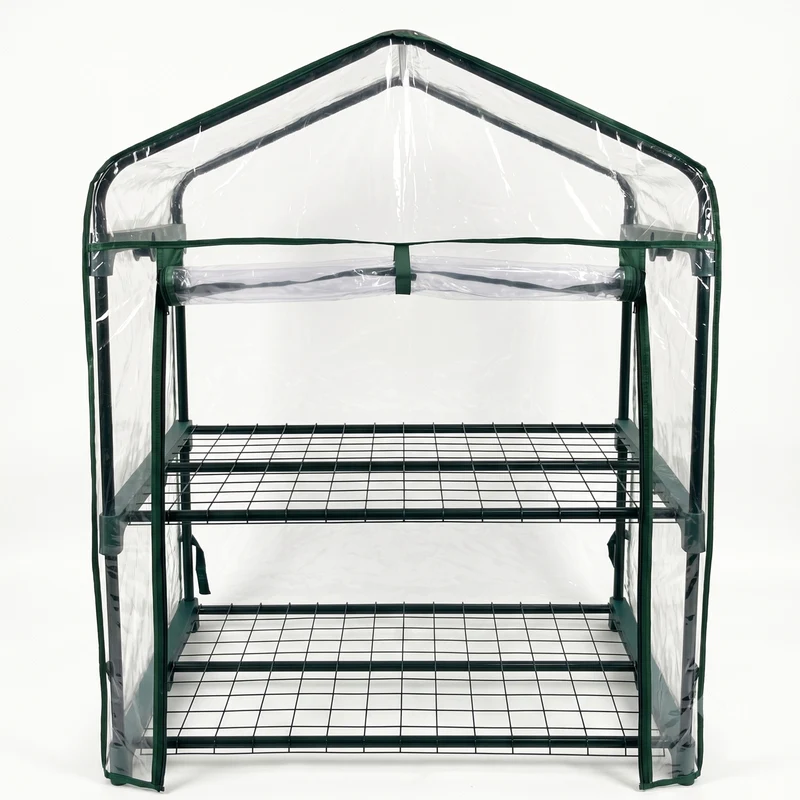 Invernadero De Jardín 2 Alturas Pvc Impermeable Nyana Garden 95x68x50cm