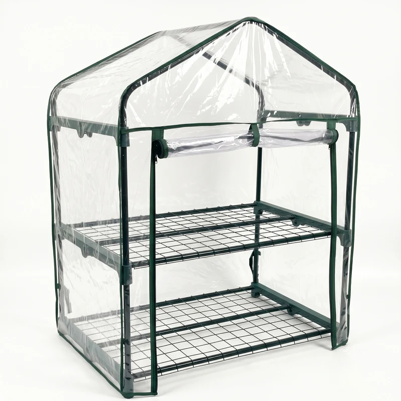 Invernadero De Jardín 2 Alturas Pvc Impermeable Nyana Garden 95x68x50cm