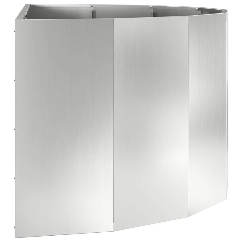 Jardinera Plateado 120 X 60 X 50 Cm Acero Galvanizado