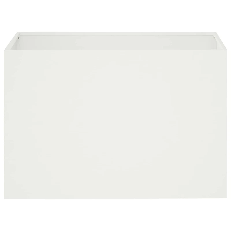 Macetero De Jardín Blanco 50 X 40 X 40 Cm