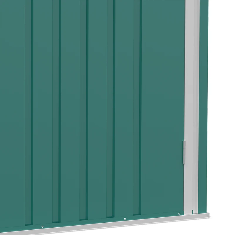 Outsunny Cobertizo De Jardín De Exterior 0,92 M² 100x103x160 Cm Verde