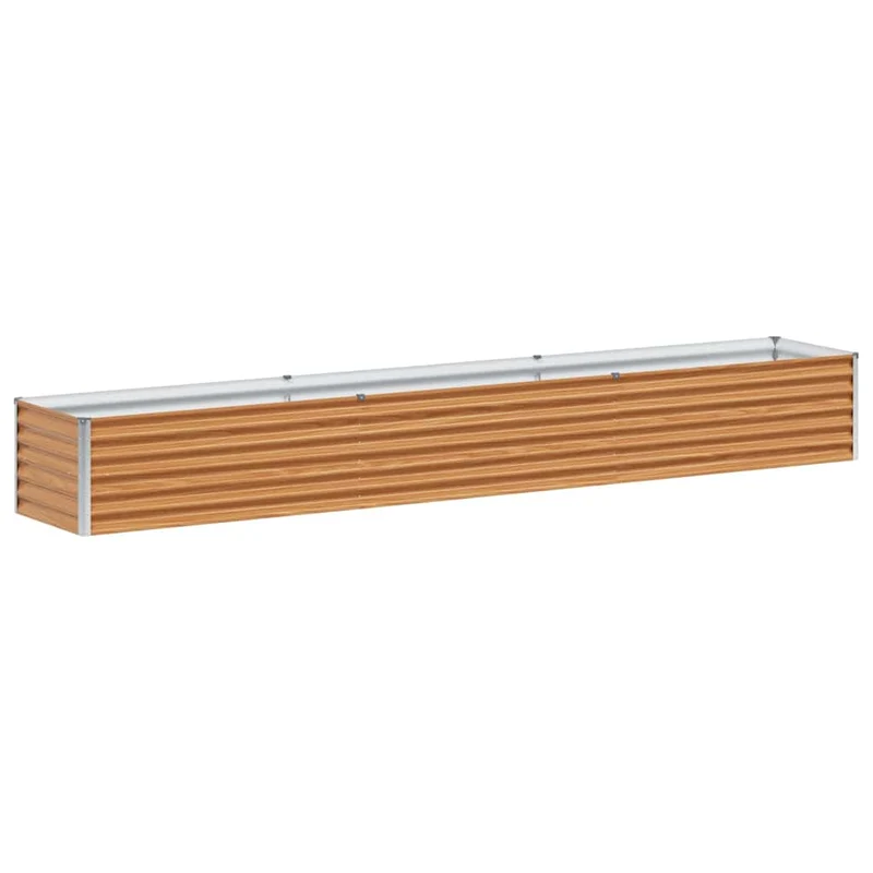 Arriate Elevado Marrón Claro 290 X 50 X 36 Cm Acero Galvanizado