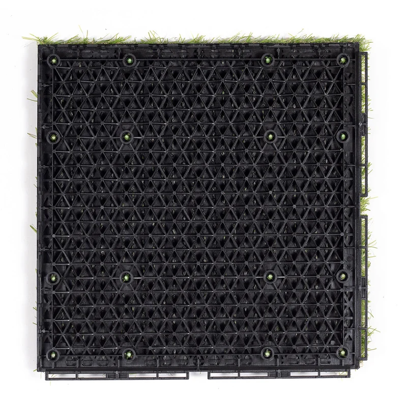 Pack 9 Baldosas Césped Artificial Clickgreen 30x30 Cm