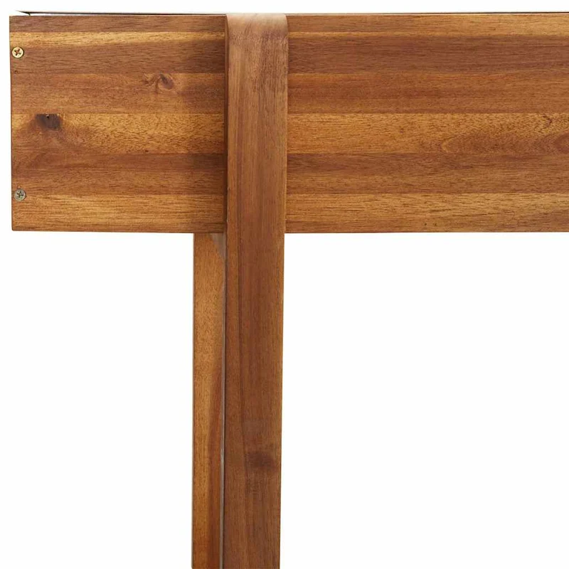 Arriate De Madera Maciza De Acacia Y Zinc