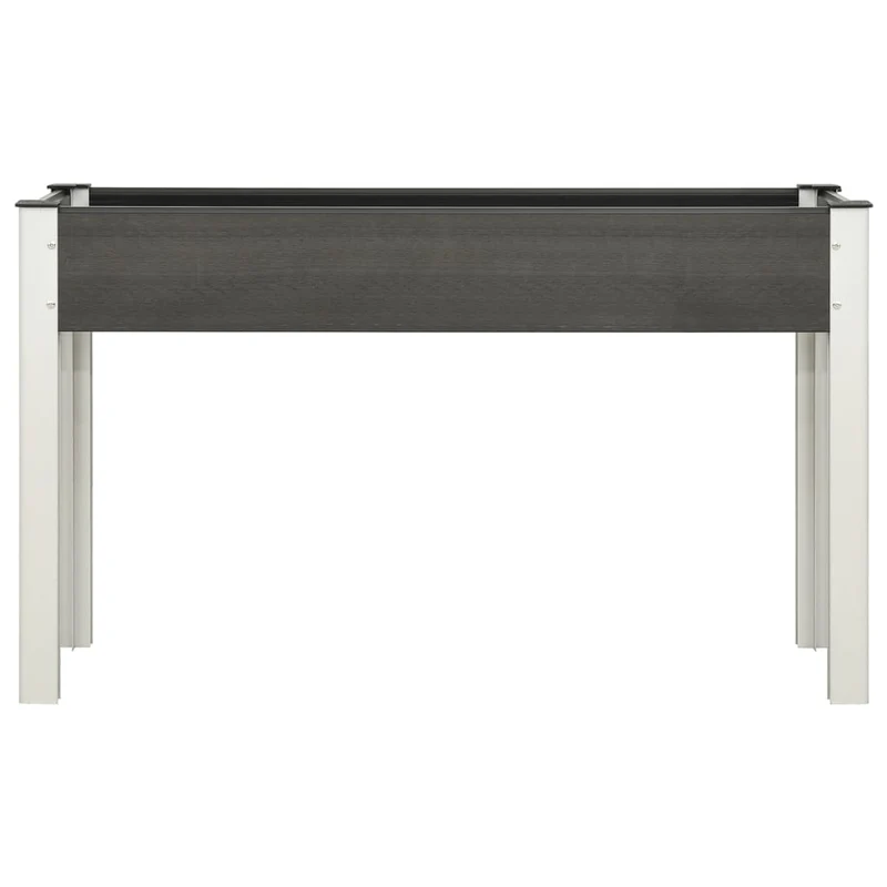 Arriate De Jardín Wpc Gris 120x40x75 Cm