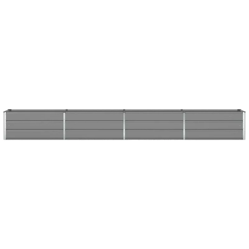 Jardinera Gris Claro 385 X 50 X 45 Cm Acero Galvanizado