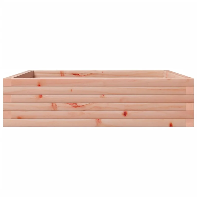 Jardinera De Madera Maciza Douglas 90x90x23 Cm