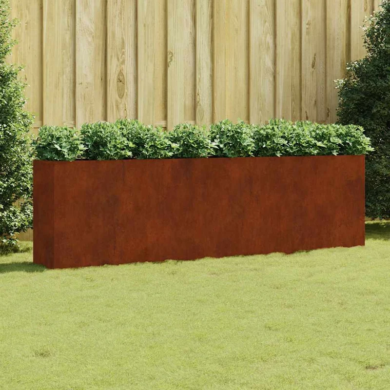 Jardinera Acero Corten 280x40x80 Cm