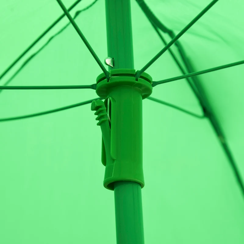 Outsunny Mesa Y Sillas Infantil De Jardín Plegable Con Sombrilla Ajustable Verde