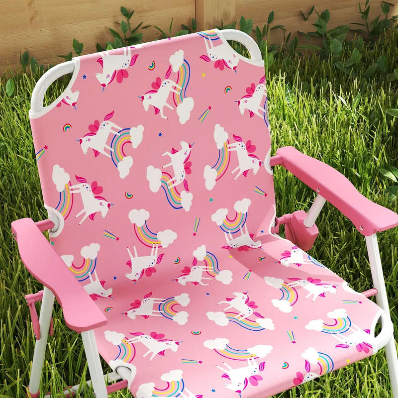 Aiyaplay Conjunto De Mesa Y Sillas Infantil De Jardín De 4 Piezas Rosa