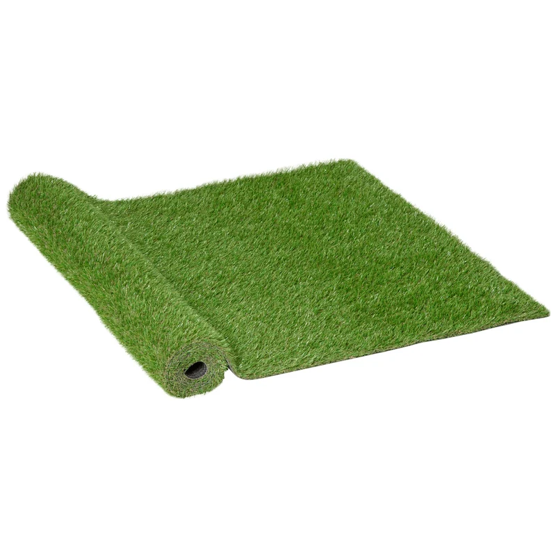 Outsunny Césped Artificial 3x1m Estera De Hierba Sintética Para Jardín Terraza