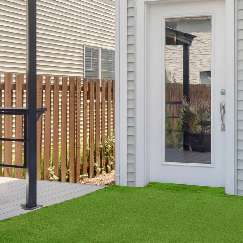 Outsunny Césped Artificial 3x1m Estera De Hierba Sintética Para Jardín Terraza