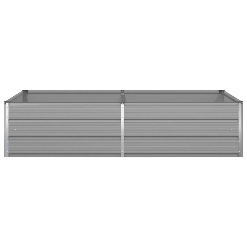 Jardinera Gris Claro 195 X 100 X 45 Cm Acero Galvanizado