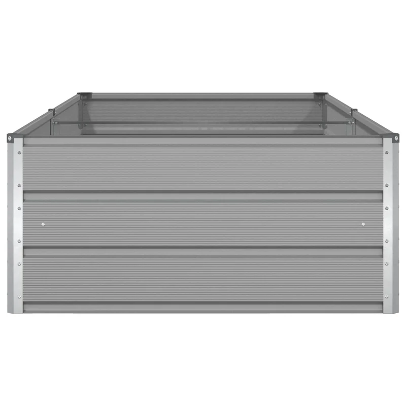 Jardinera Gris Claro 195 X 100 X 45 Cm Acero Galvanizado