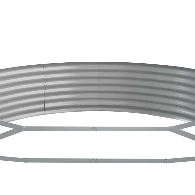 Jardinera Elevada De Acero Galvanizado 296x140x36 Cm Antracita