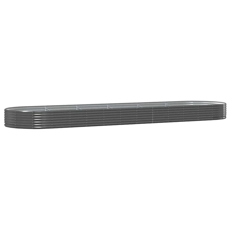 Jardinera Arriate Acero Galvanizado Antracita 523x140x36cm