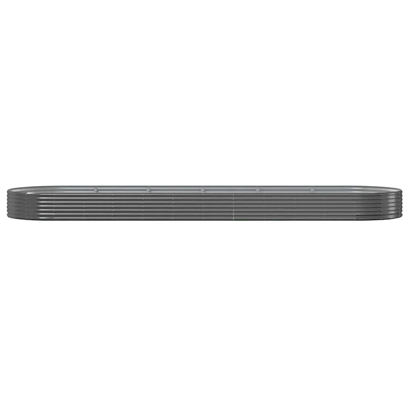 Jardinera Arriate Acero Galvanizado Antracita 523x140x36cm