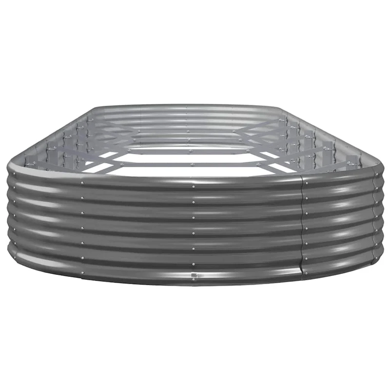 Jardinera Arriate Acero Galvanizado Antracita 523x140x36cm