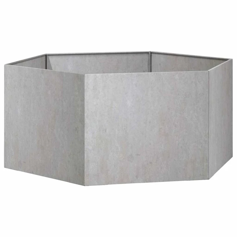 Jardinera De Acero Corten Oxidado 90x90x45 Cm