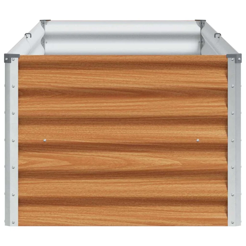 Arriate Elevado Marrón Claro 195 X 50 X 36 Cm Acero Galvanizado
