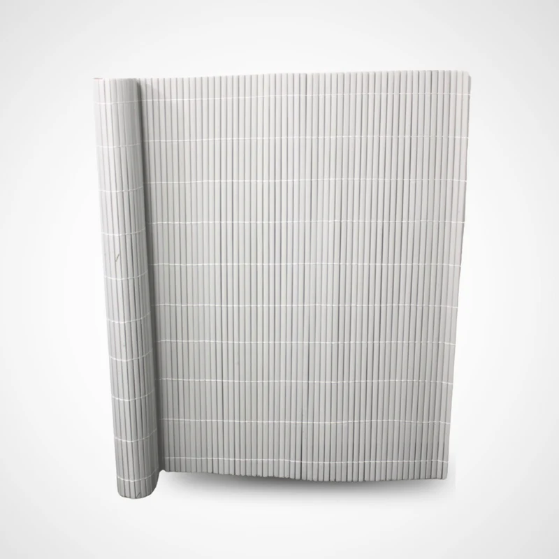 Cañizo Pvc Doble Cara| 1x3 M| Color Blanco| Lamas 11 Mm| Composición 100% Pvc| Bridas Sujeción Incluidas