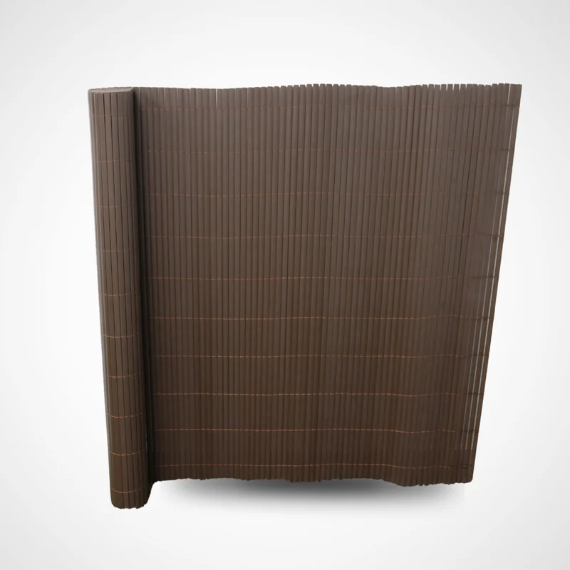 Cañizo Pvc Doble Cara| 1,5x3 M| Color Marron| Lamas 11 Mm| Composición 100% Pvc| Bridas Sujeción Incluidas