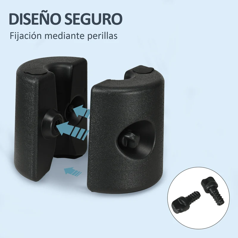 Outsunny 4 Pesos Para Carpas Rellenables De Agua 8,7 Kg O Arena 12 Kg