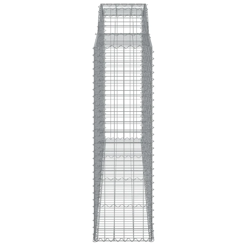 Cestas Gaviones 10 Uds Forma De Arco Hierro 300x50x160/180 Cm