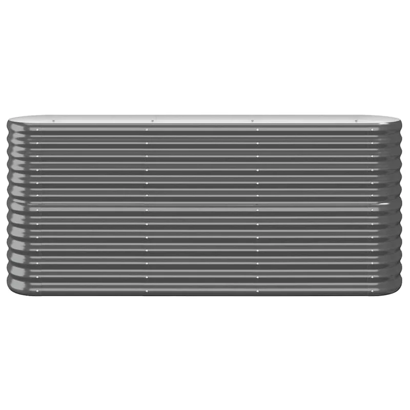 Jardinera Arriate Acero Galvanizado Antracita 152x40x68 Cm