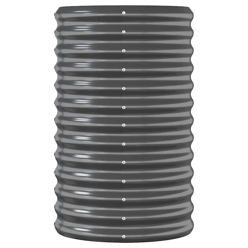 Jardinera Arriate Acero Galvanizado Antracita 152x40x68 Cm