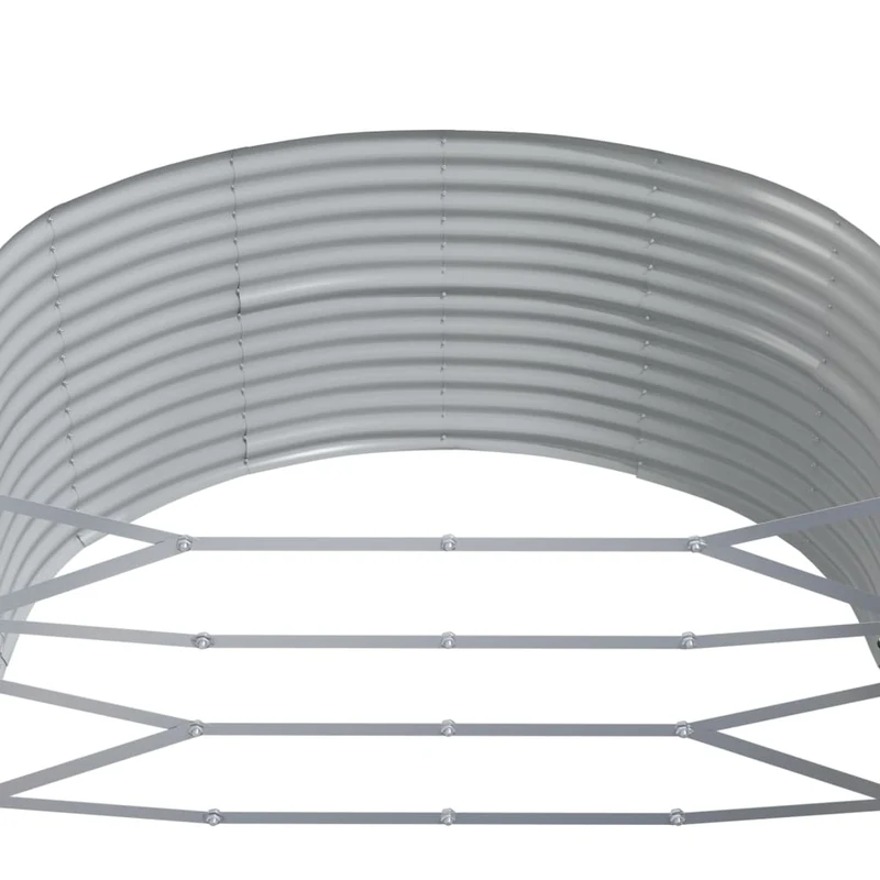 Jardinera Arriate Acero Galvanizado Marrón 212x140x68cm