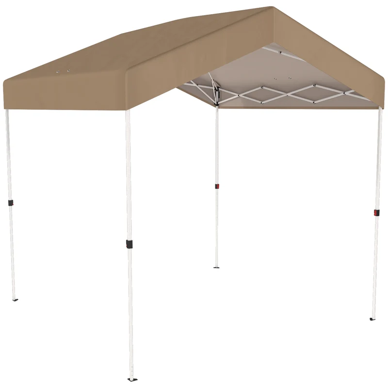 Outsunny Carpa Plegable 2,4x2,4 M Pop-up Upf50+ Bloqueo Central Altura Ajustable