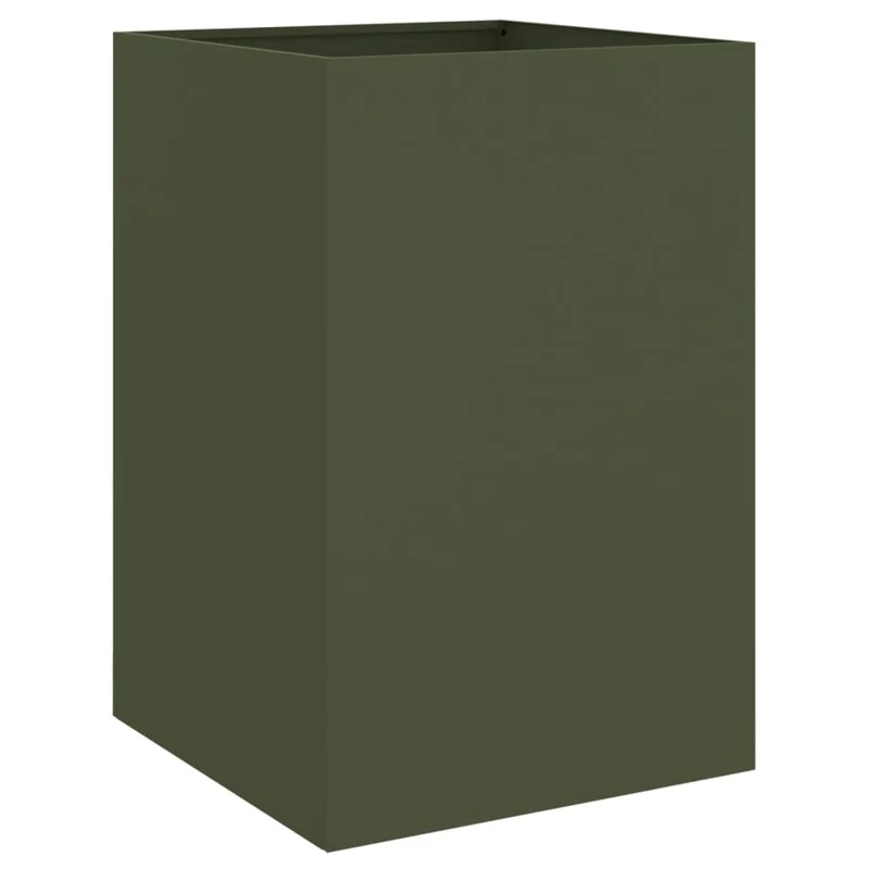 Jardinera Acero Verde Oliva 52x48x75 Cm