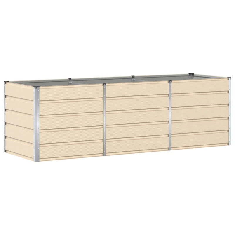 Jardinera Marfil 240 X 80 X 75 Cm Acero