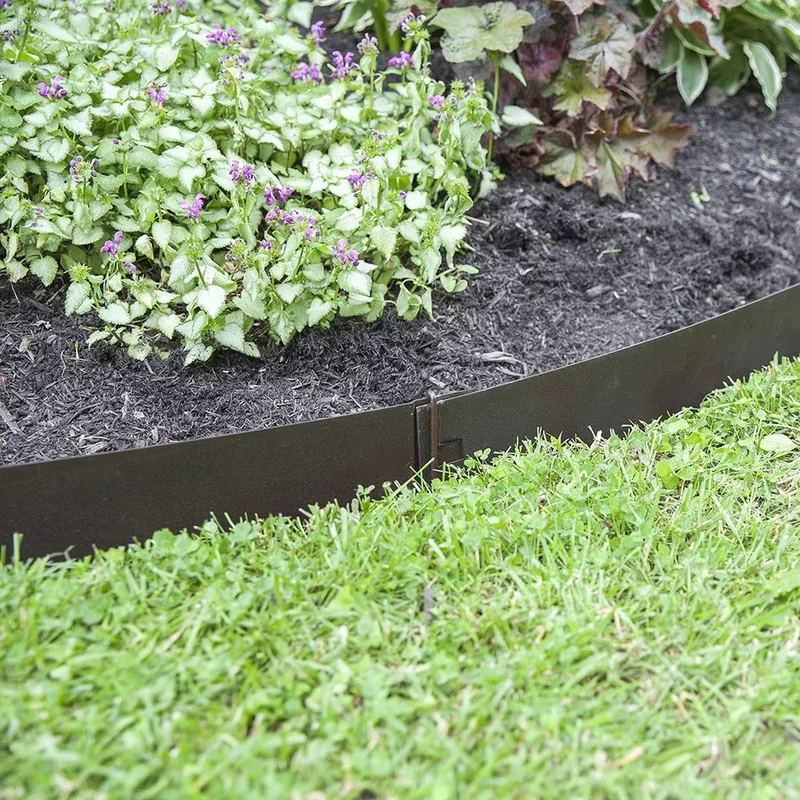 Bordillo Acero Galvanizado Bronce Panacea (paquete 3x 0,91mx10cmx1,5mm)