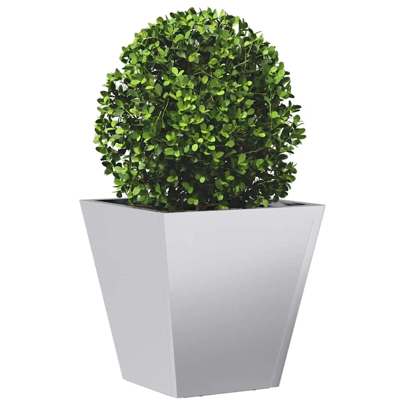Jardinera Hexagonal De Acero Galvanizado 30x30x30 Cm
