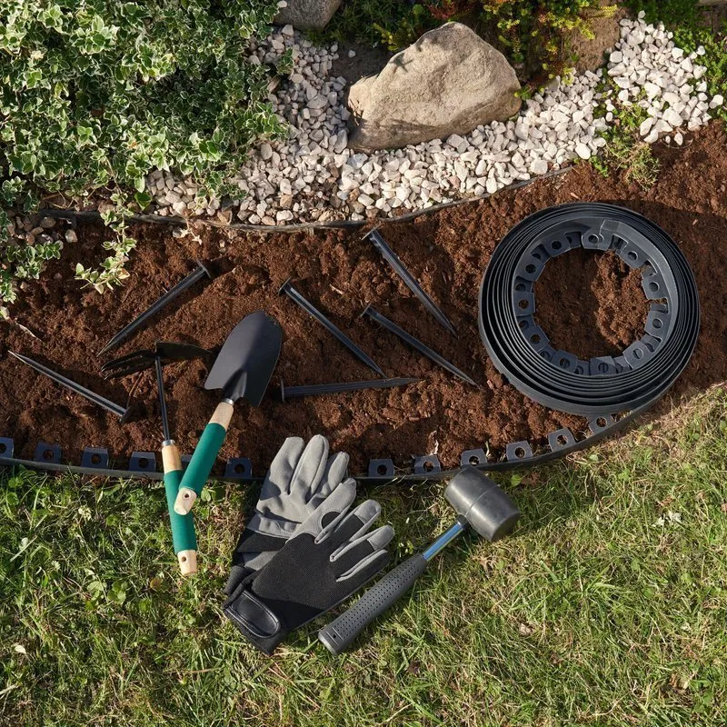 Bordillo Easy-border «l» Plástico Reciclado – Negro