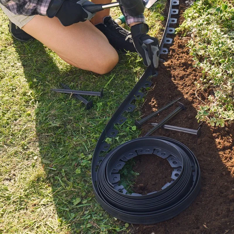 Bordillo Easy-border «l» Plástico Reciclado – Negro