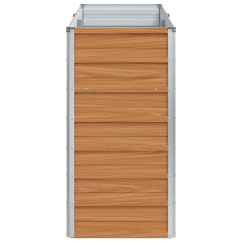 Arriate Elevado Marrón Claro 160 X 40 X 77 Cm Acero Galvanizado