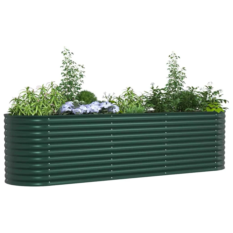 Cama Elevada Verde 320 X 80 X 81 Cm Acero